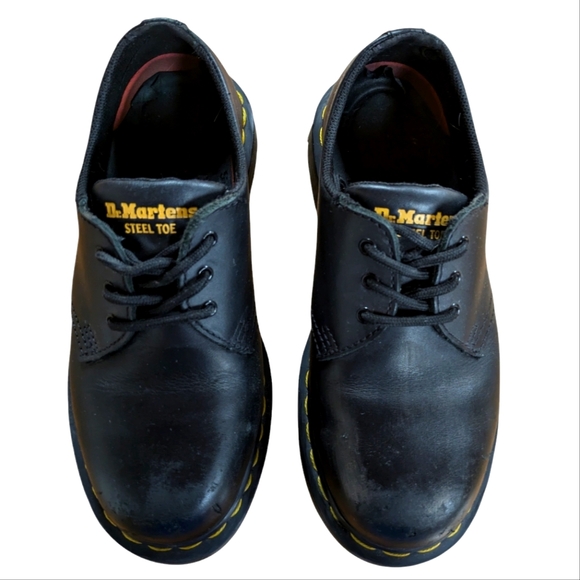 Dr. Martens Steel Toe Shoes Womens Size 6 Unisex Mens Size 5 - Picture 8 of 12